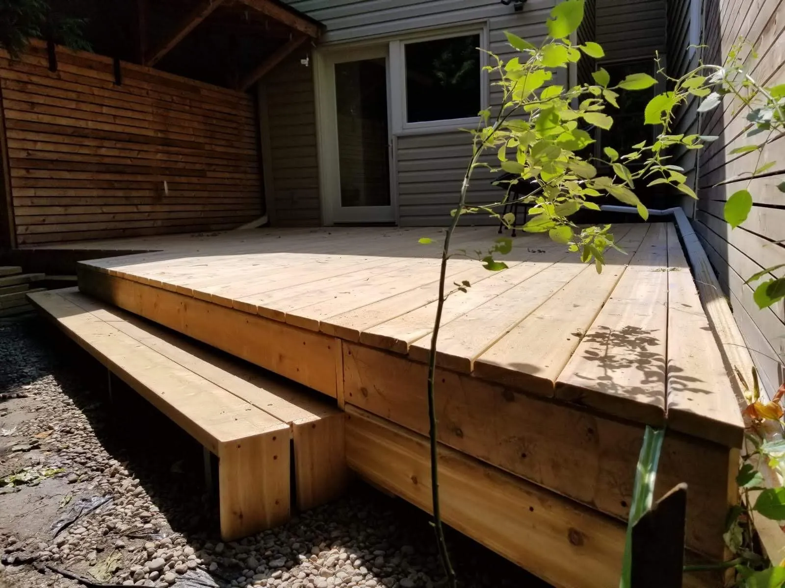Deck or fence built by EH Contracting