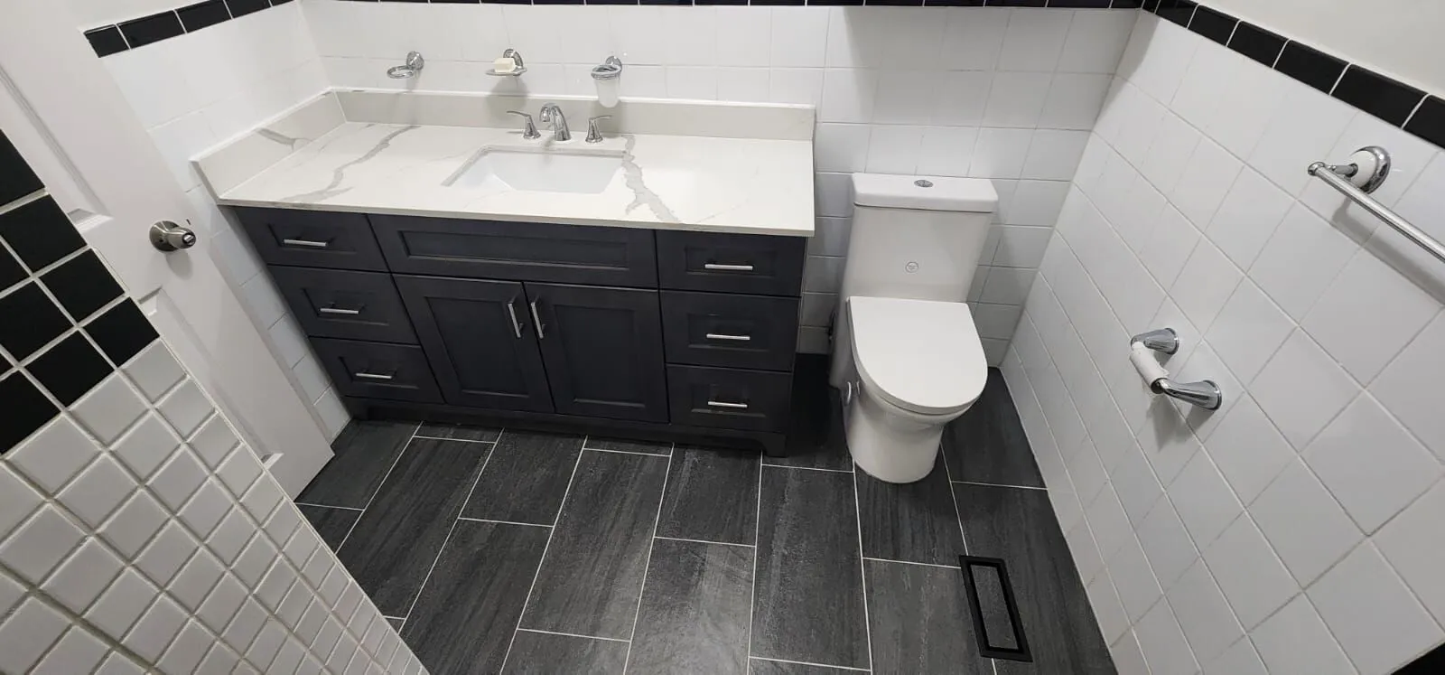 Bathroom renovated by EH Contracting